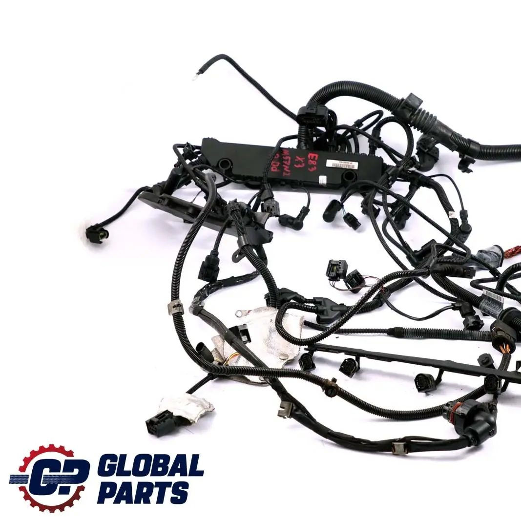 BMW X3 Series E83 3.0d M57N2 Wiring Harness Engine Module 3419278 3419282