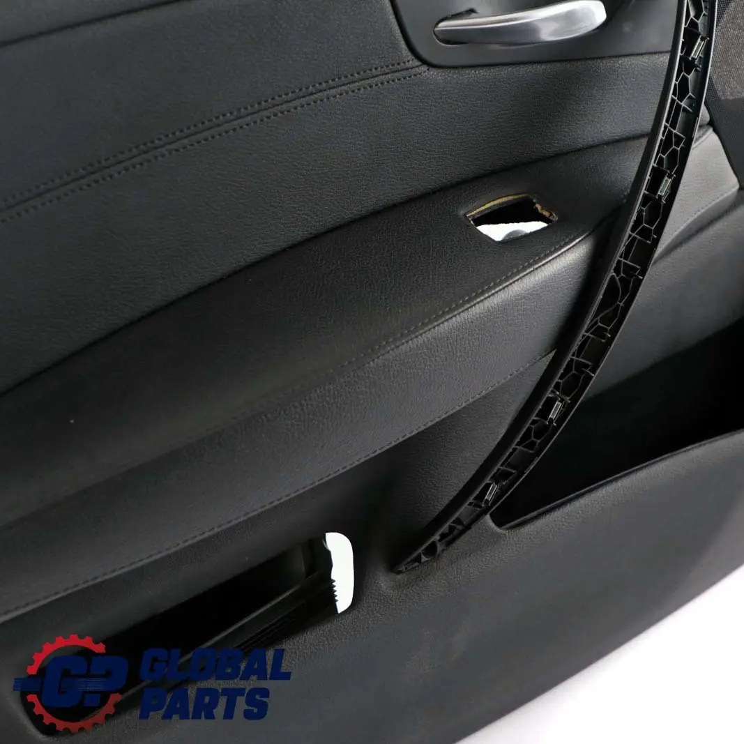 BMW X3 Series E83 LCI Front Left N/S Door Card Lining Trim Leather Black