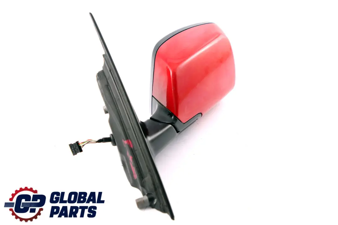 BMW X3 Series E83 Heated Left Door N/S Wing Mirror Karmesinrot Red