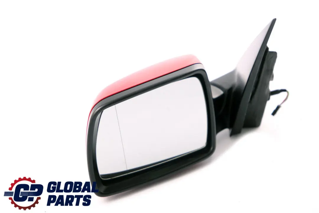 BMW X3 Series E83 Heated Left Door N/S Wing Mirror Karmesinrot Red