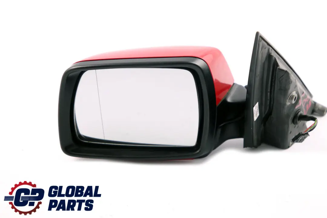 BMW X3 Series E83 Heated Left Door N/S Wing Mirror Karmesinrot Red