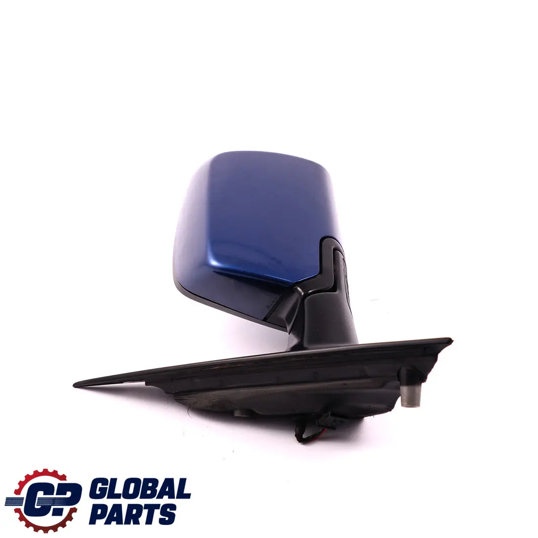 BMW X3 Series E83 Heated Left Door N/S Wing Mirror Montegoblau Montego Blue A51