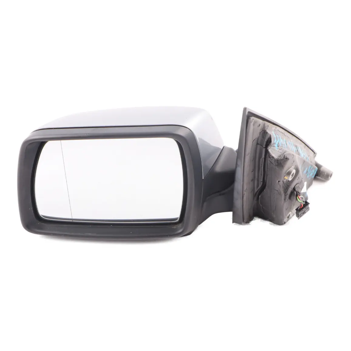 BMW X3 E83 Heated Left Door N/S Wing Mirror Silbergrau Silver Grey A08