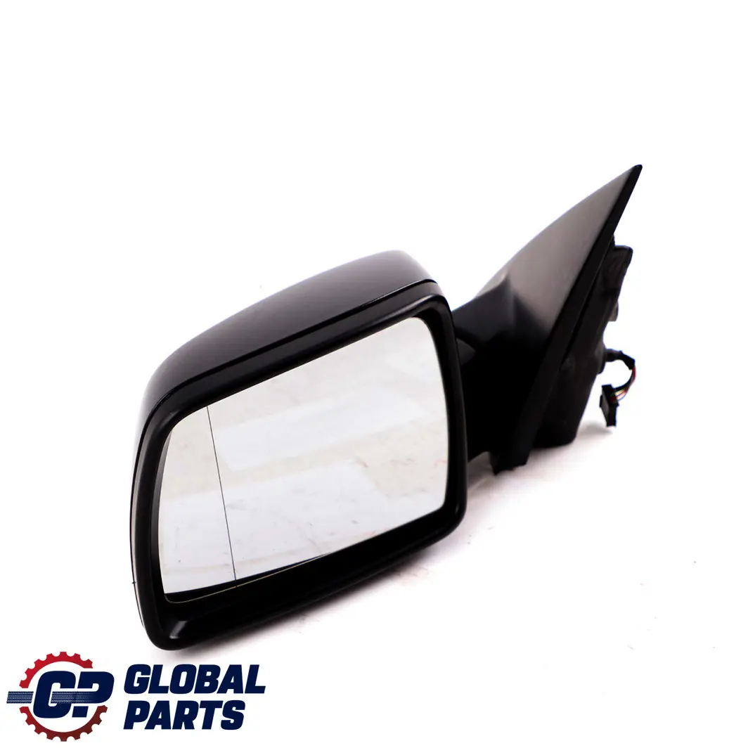 BMW X3 E83 1 Left N/S Door Wing Heated Outside Mirror Schwarz 2 Black 668