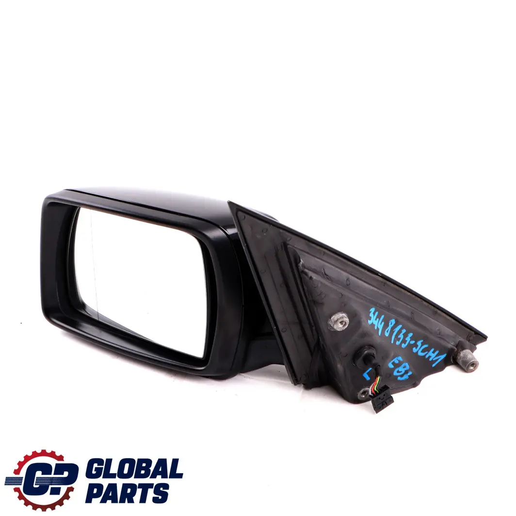 BMW X3 E83 1 Left N/S Door Wing Heated Outside Mirror Schwarz 2 Black 668