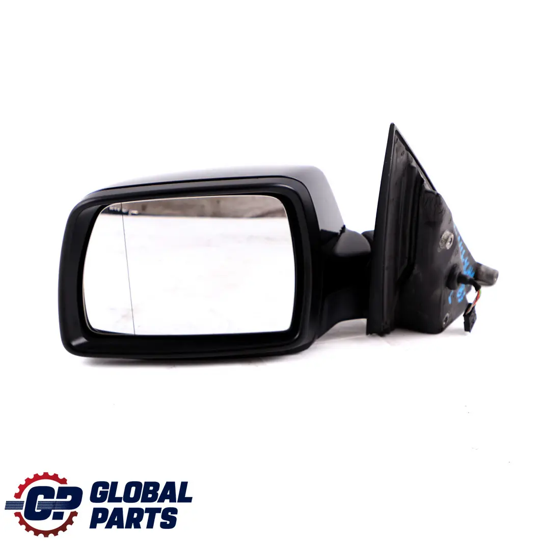 BMW X3 E83 1 Left N/S Door Wing Heated Outside Mirror Schwarz 2 Black 668