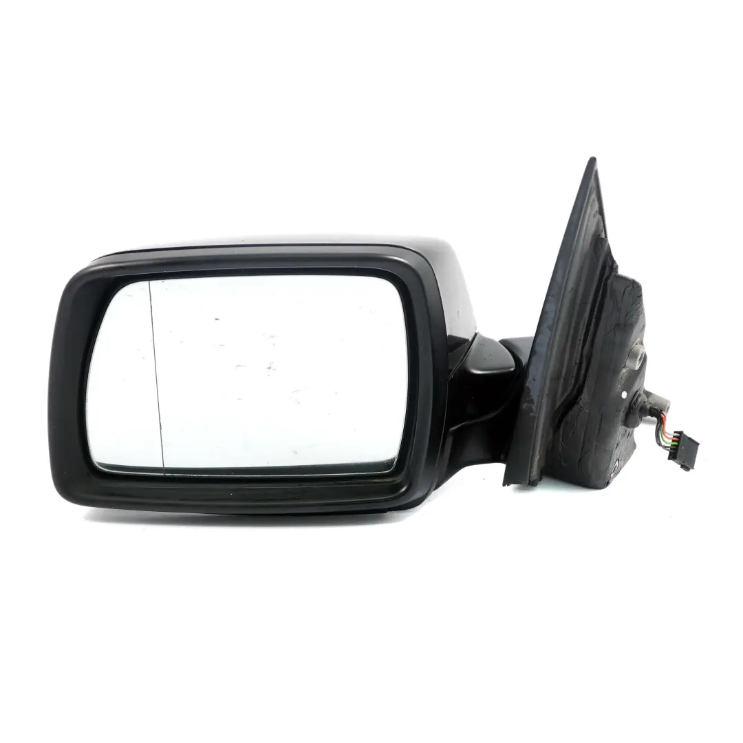 Door Wing Mirror BMW X3 E83 2 Left N/S Heated Outside Schwarz 2 Black 668