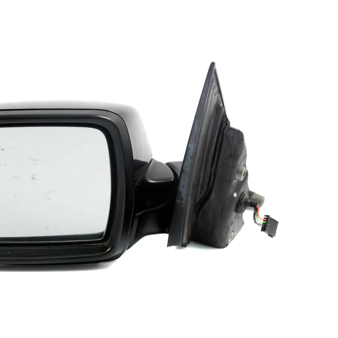 Door Wing Mirror BMW X3 E83 2 Left N/S Heated Outside Schwarz 2 Black 668