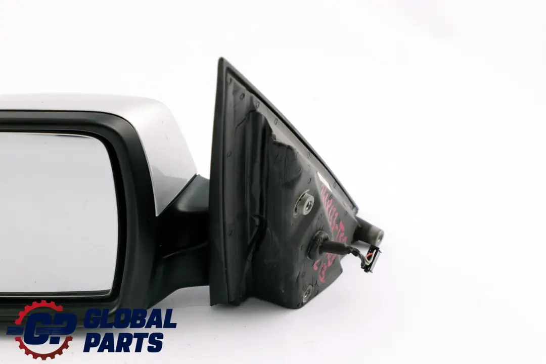 BMW X3 Series 2 E83 Heated Left Door Wing Mirror N/S Titansilber Silver 354