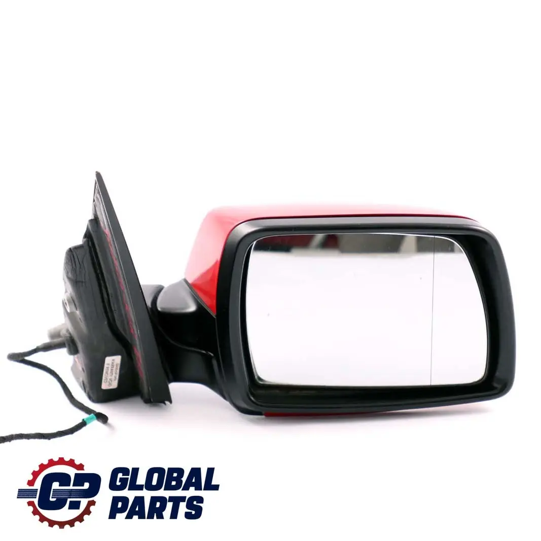 BMW X3 Series E83 Heated Right Door Wing Mirror O/S Door Karmesinrot Red A61