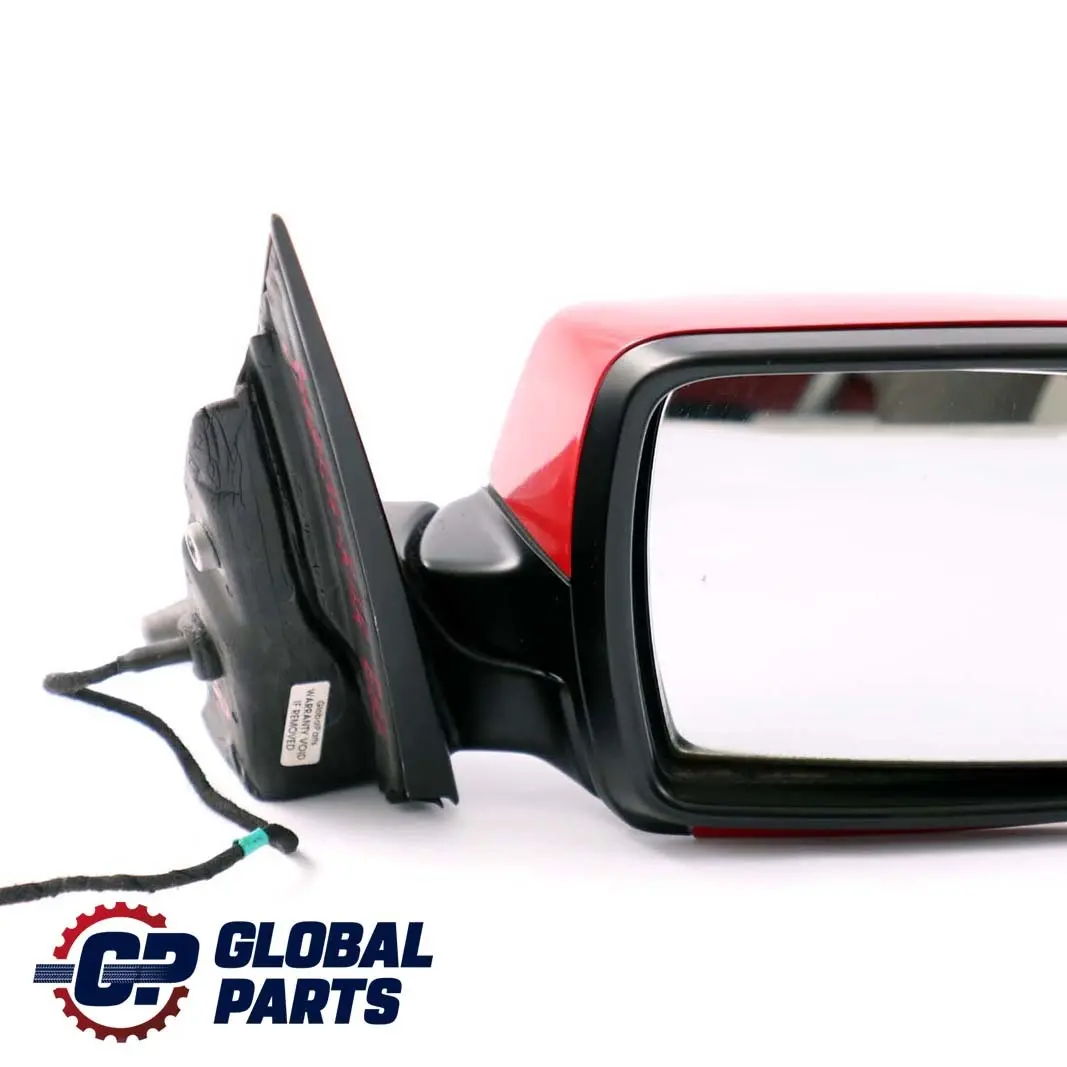 BMW X3 Series E83 Heated Right Door Wing Mirror O/S Door Karmesinrot Red A61