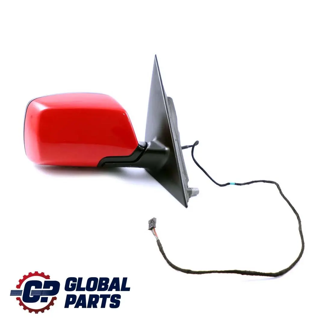 BMW X3 Series E83 Heated Right Door Wing Mirror O/S Door Karmesinrot Red A61