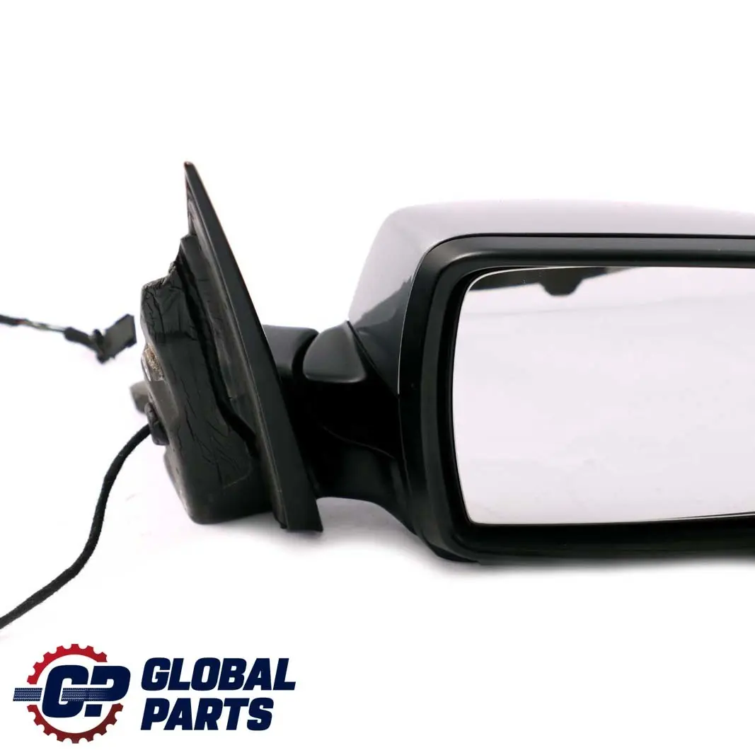 BMW X3 Series 1 E83 Heated Right Door Wing Mirror O/S Silbergrau Silver Grey