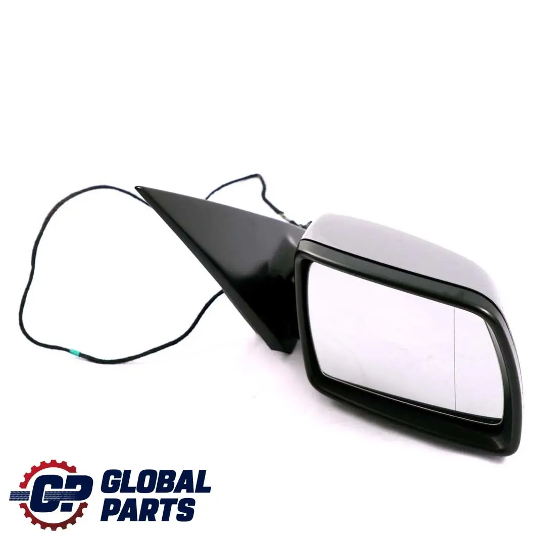 BMW X3 Series 1 E83 Heated Right Door Wing Mirror O/S Silbergrau Silver Grey