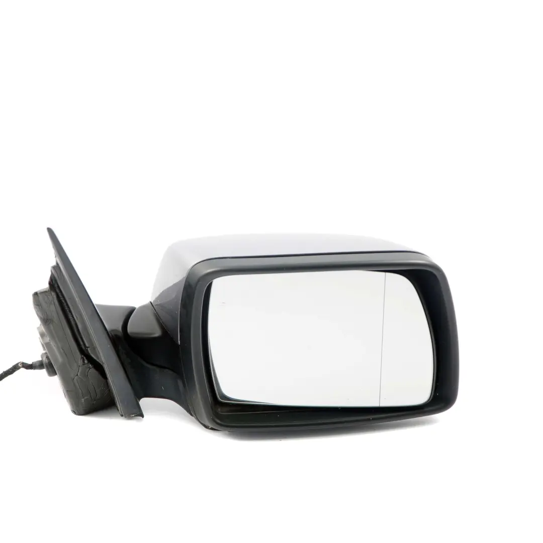 BMW X3 Series 2 E83 Heated Right Door Wing Mirror O/S Silbergrau Silver Grey