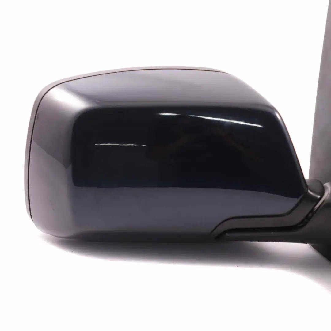 BMW X3 E83 Wing Mirror Heated Memory Door Right O/S Outside Monacoblau Blue A35