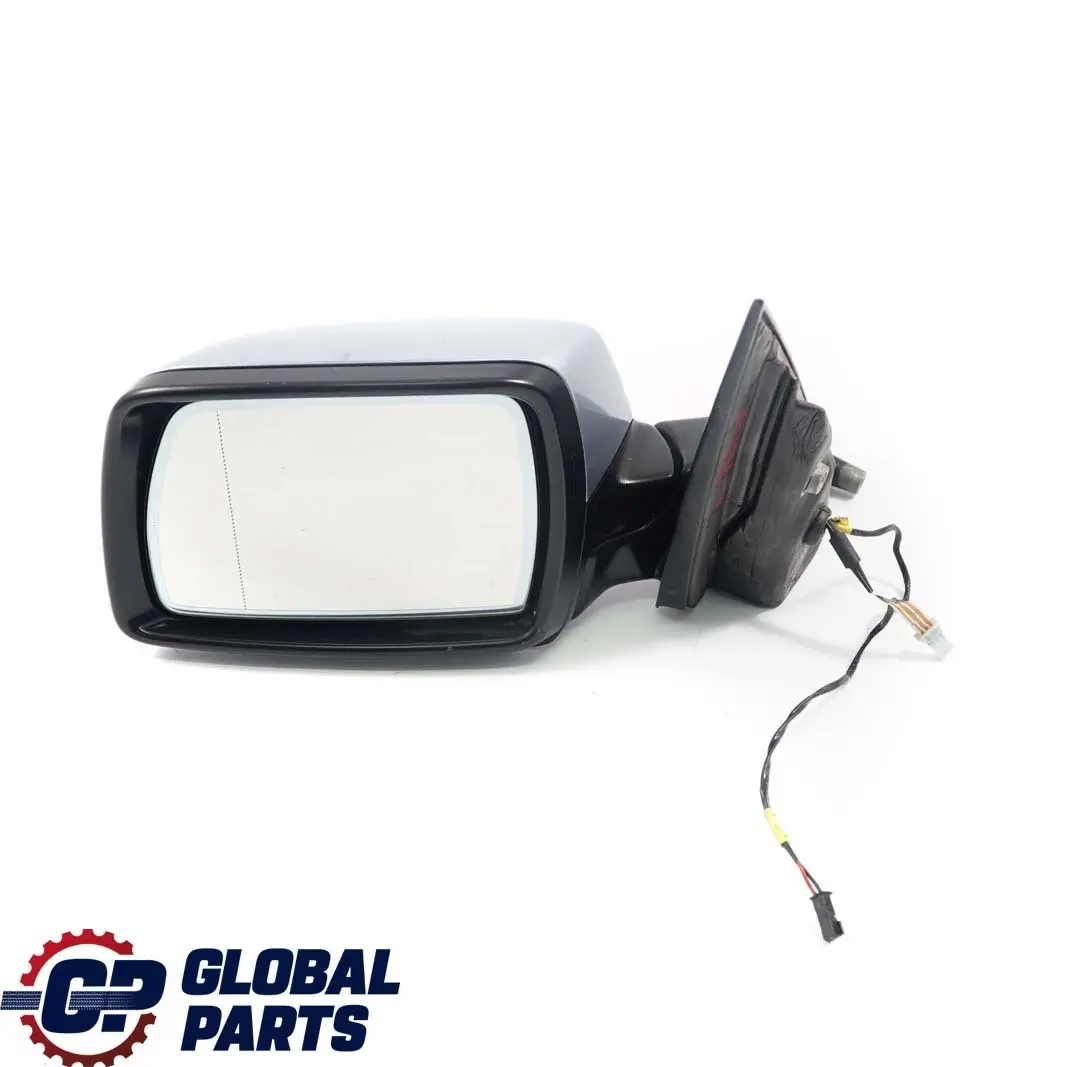 BMW X3 E83 Front Left Door Wing Mirror N/S Quarzblau Metallic Quartz Blue A18