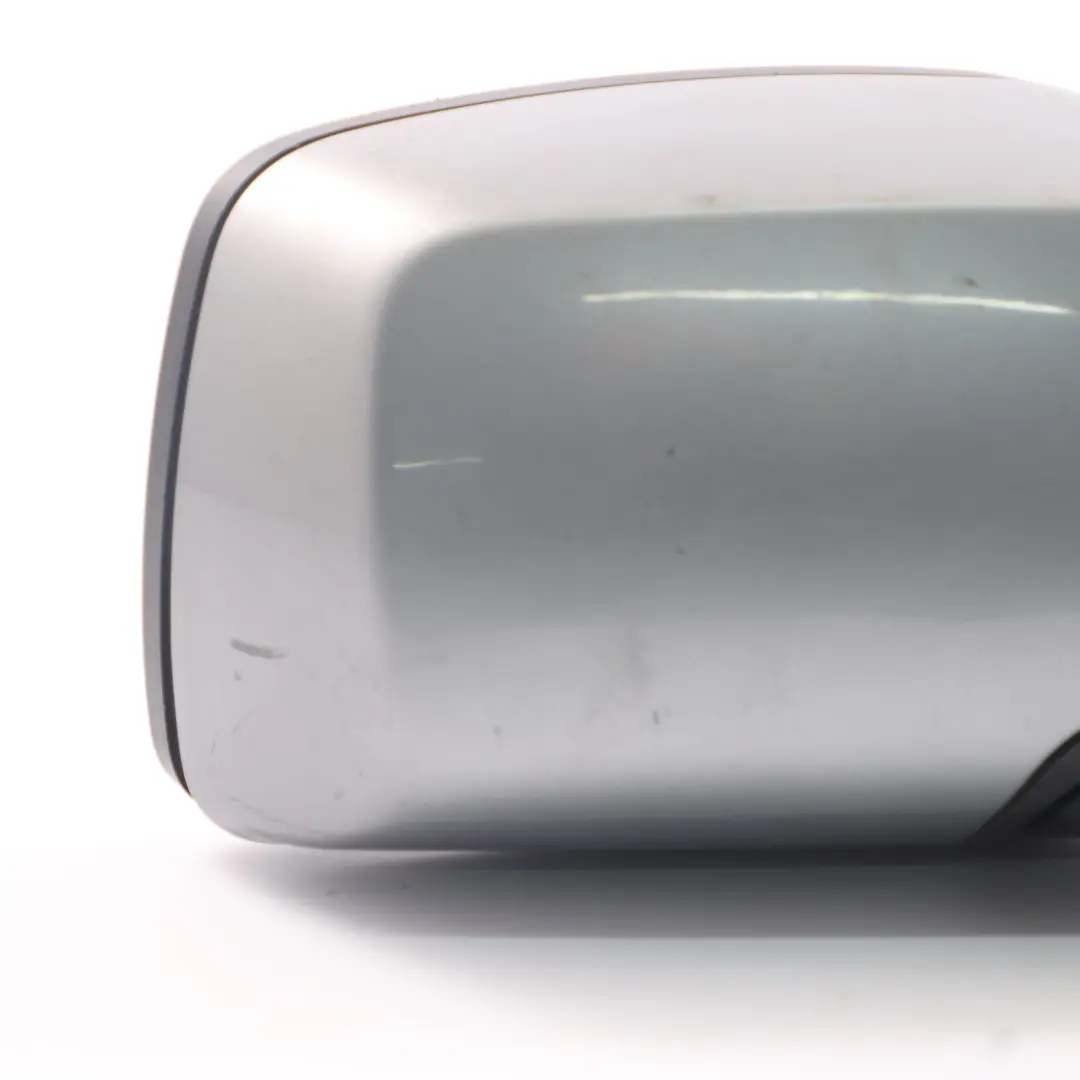 BMW X3 E83 Front Right Door Wing Mirror O/S Silbergrau Metallic Silver Grey A08