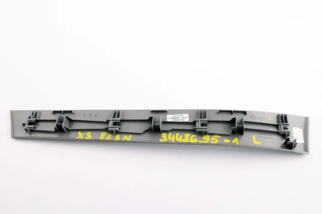 BMW X3 Series E83 LCI Decor Cover Daschboard Left N/S Titanium Light 1222773
