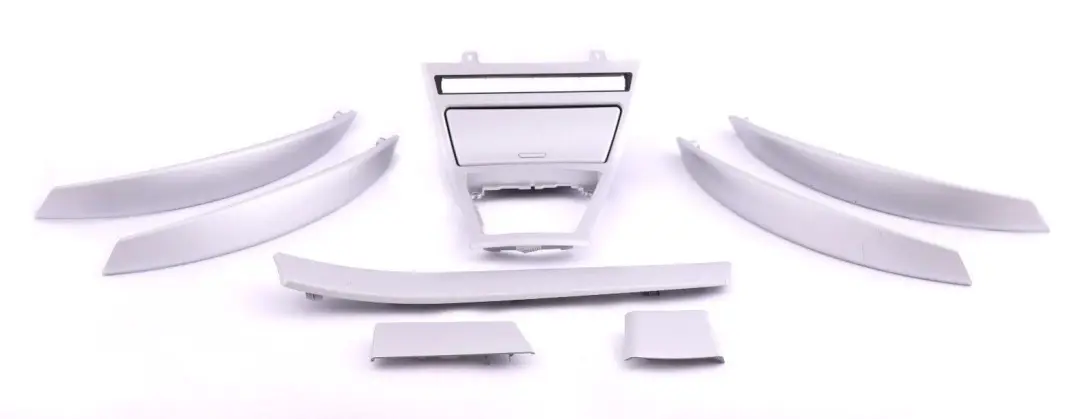 Set Trim Strip Door Gearshift Gear Cover Titanium Light BMW X3 Series E83 LCI - SKU rhd-3448635 - Part number 3448635