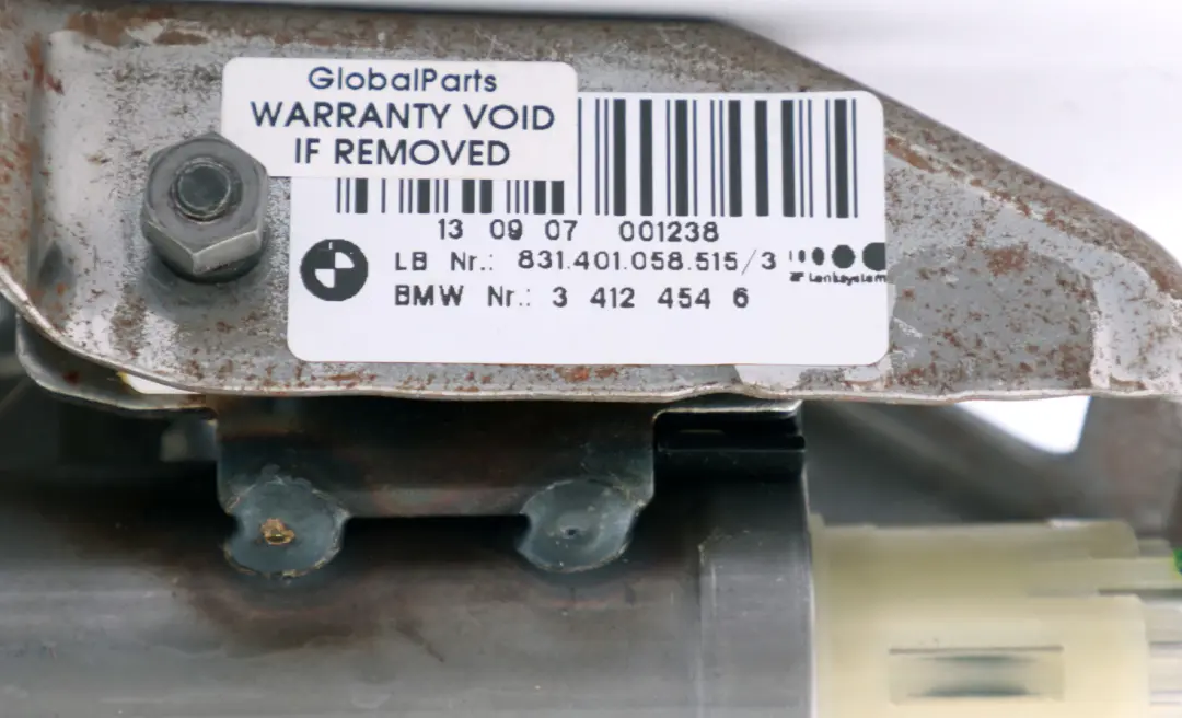 BMW X3 Series E83 Manually Adjusted Steering Column 3412454