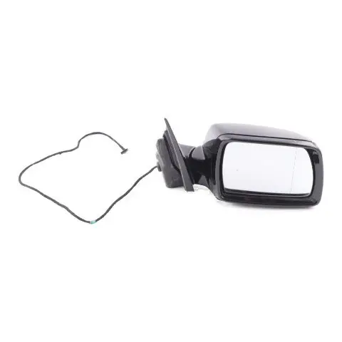 Wing Mirror BMW X3 E83 LCI Shadow Line Heated Right O/S High Gloss Schwarz 1