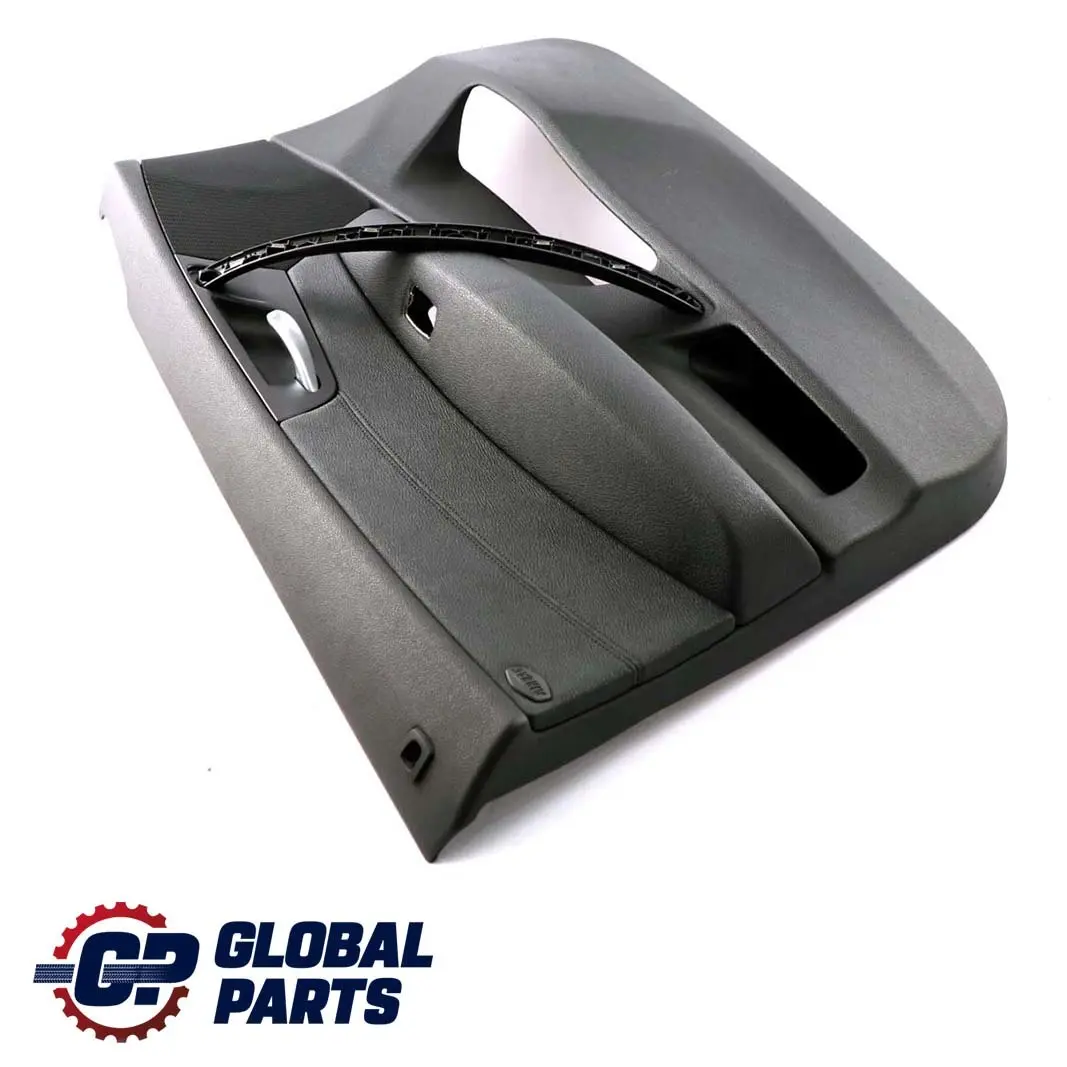 BMW X3 Series E83 Front Left N/S Door Card Lining Vinyl Sensatec Black
