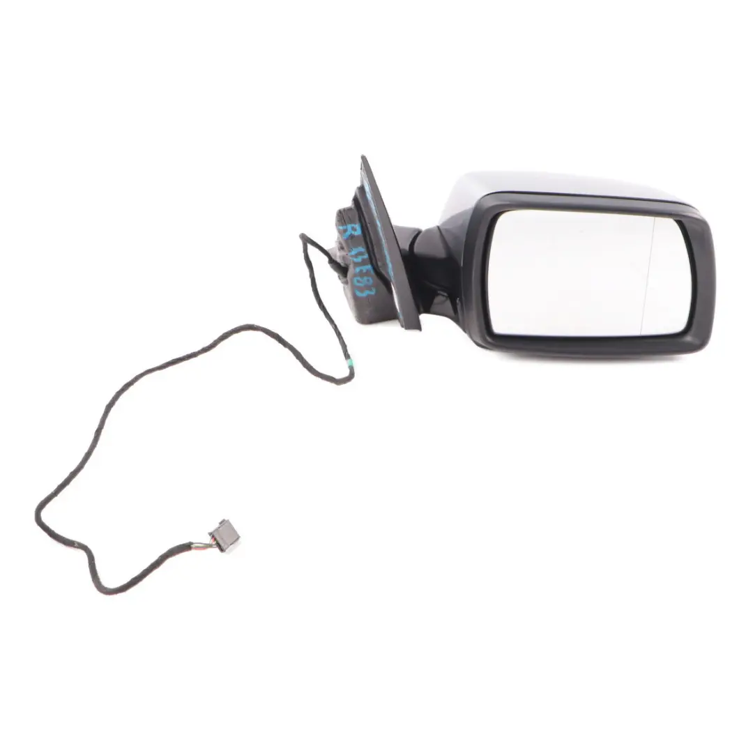 BMW X3 E83 Wing Mirror M Sport High Gloss Heated Right O/S Silver Grey - A08