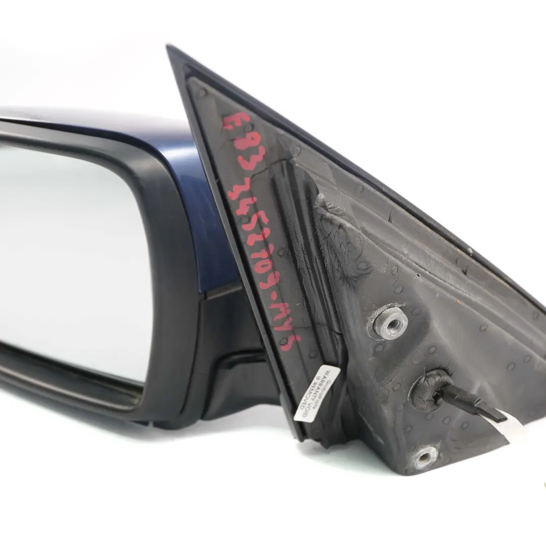 BMW X3 E83 M Sport Power Fold Left Door Wing Mirror N/S Mysticblau Mystic Blue