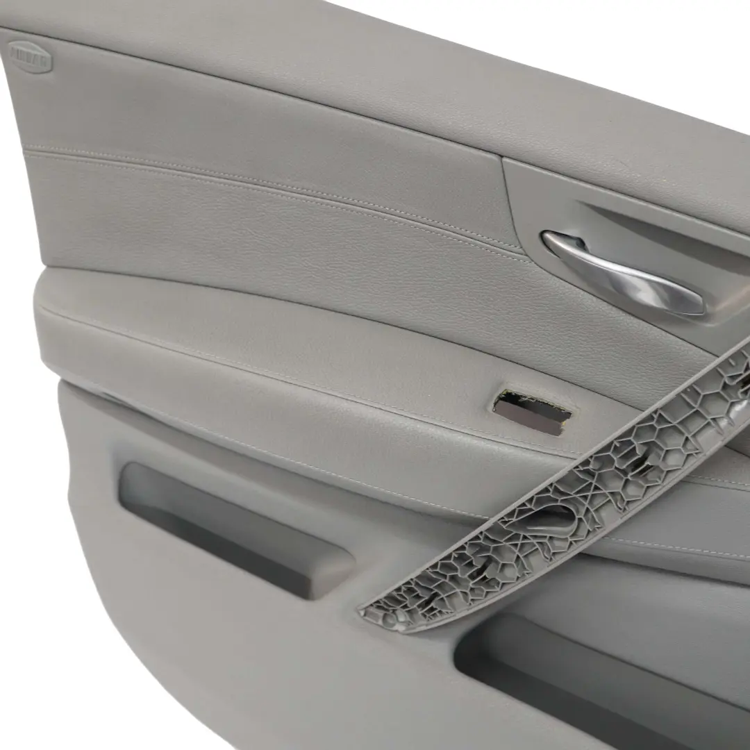 BMW X3 Series E83 LCI Front Left N/S Door Card Lining Leather Nevada Grey