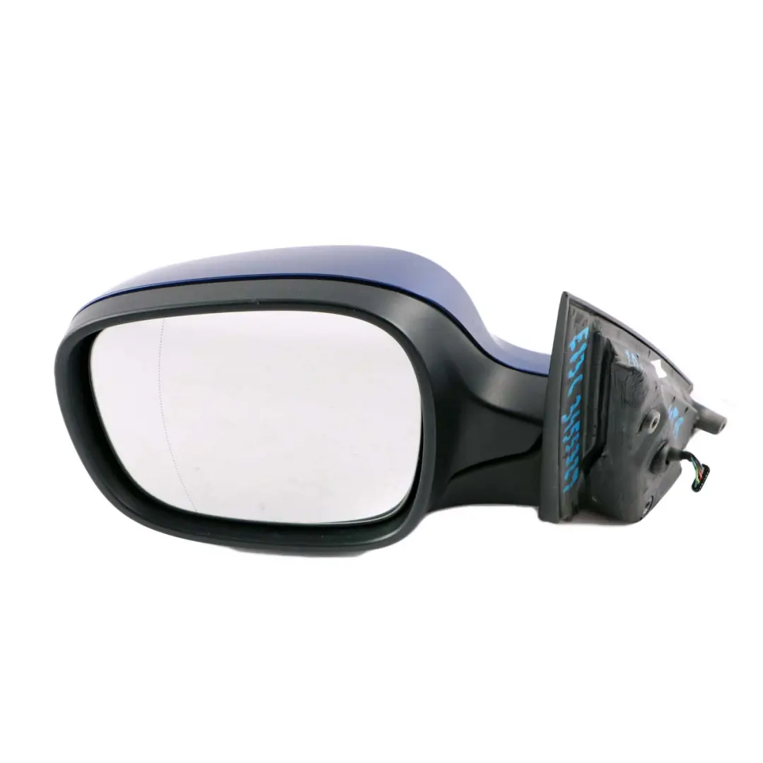 BMW X3 E83 LCI Heated Left Door Wing Mirror N/S Montegoblau Montego Blue A51