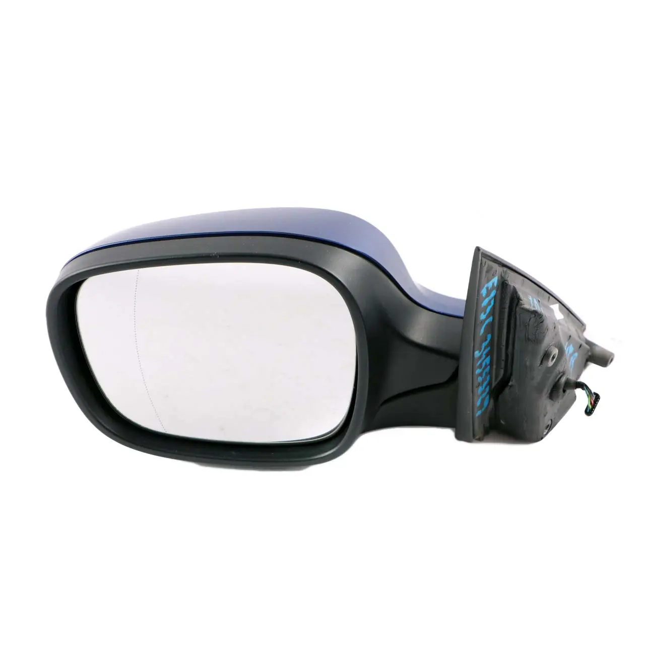 BMW X3 E83 LCI Heated Left Door Wing Mirror N/S Montegoblau Montego Blue A51