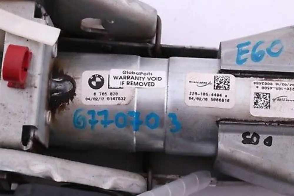 BMW 5 SERIES E60 E61 Manual Adjust Steering Column 6765870