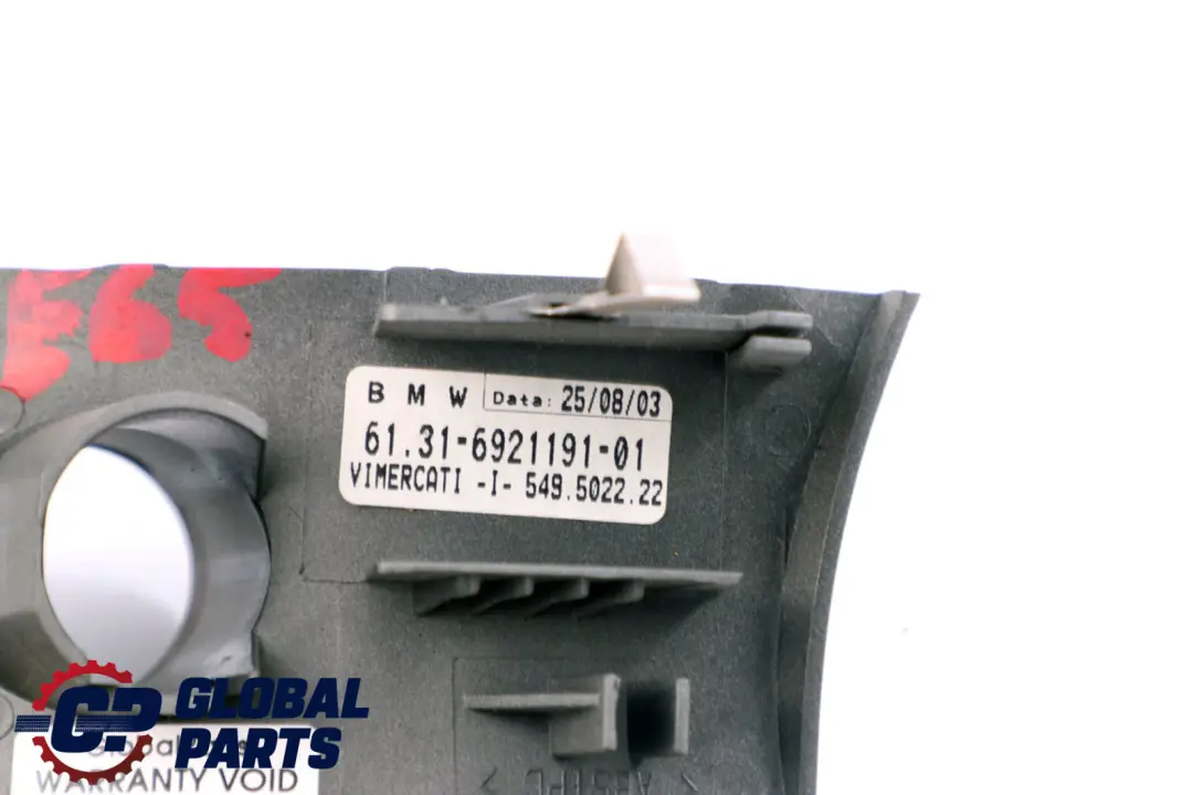 BMW 7 Series E65 E66 E67 Ignition Switch Finisher 6921191