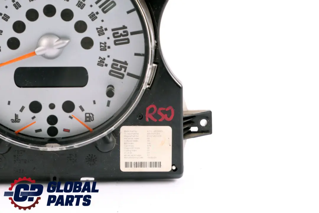 Mini Cooper One R50 R52 Speedometer Speedo Clock Instrument Cluster 6928883