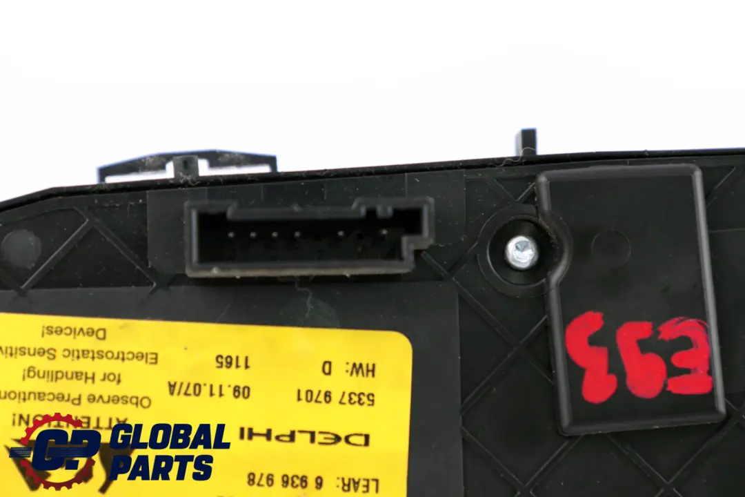 BMW 3 Series E93 LCI Front Right Seat O/S Adjusting Memory Switch Unit 6936978