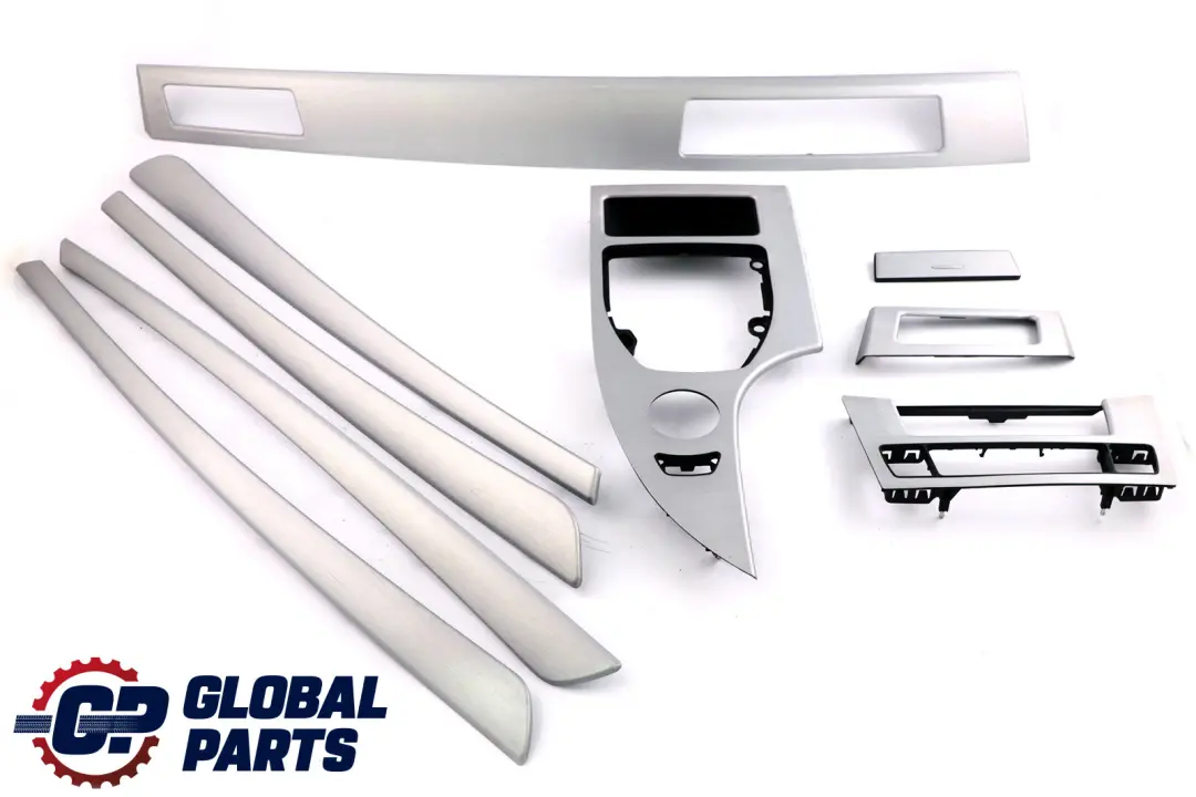 Set Decor Strip Dash Interior Trim Cover Alu Feinschliff BMW 5 Series E60 LCI - SKU rhd-6951053-2 - Part number 6989011