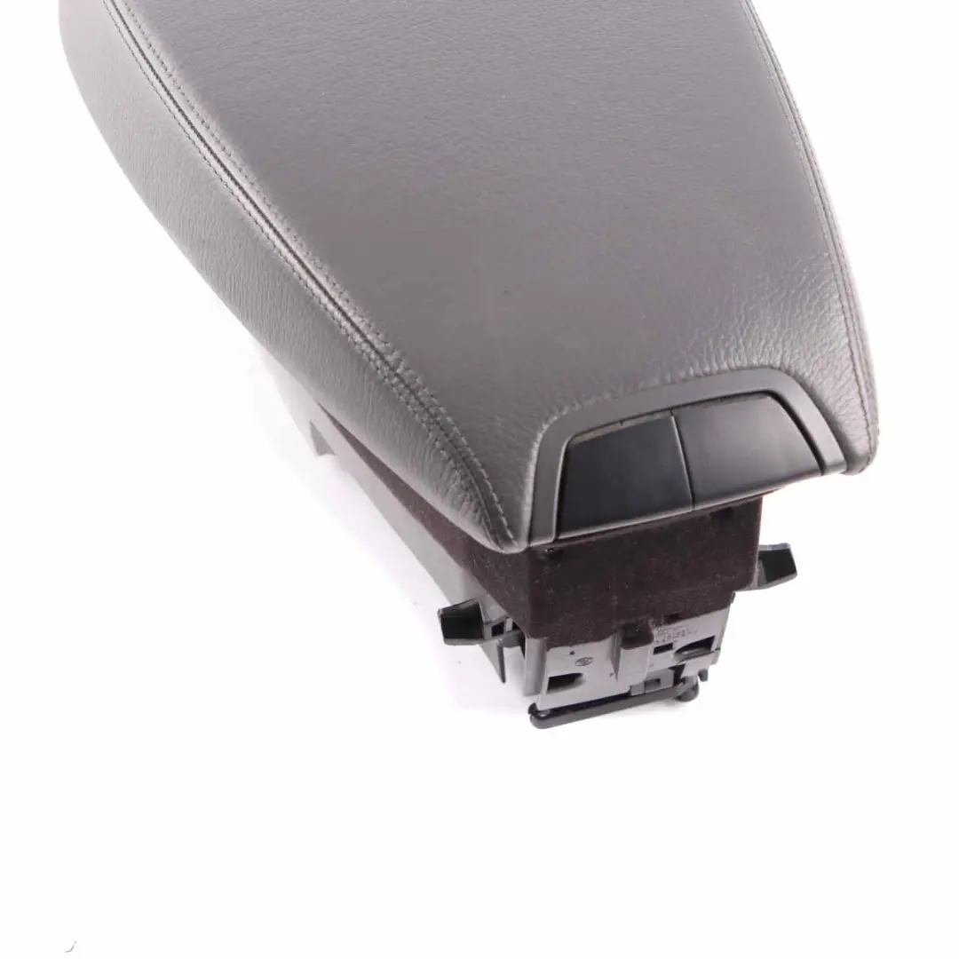 BMW E63 E64 Centre Console Leather Armrest Storage Tray Basaltgrau Grey