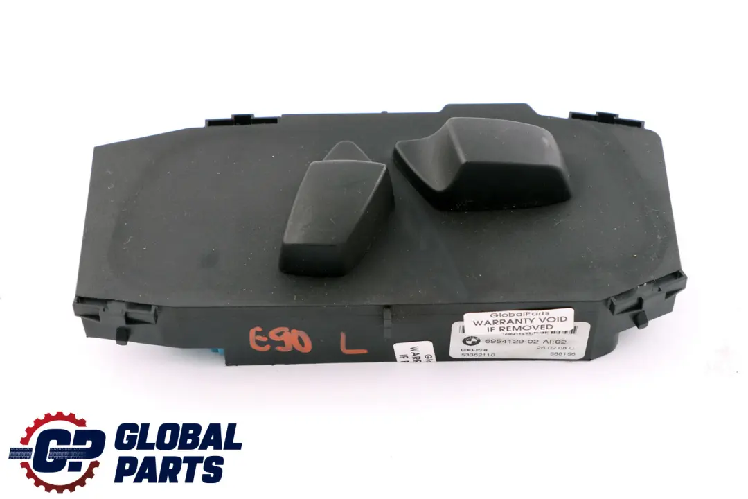 BMW E87 E90 E92 Interruptor De ajuste del asiento delantero izquierdo 6954129