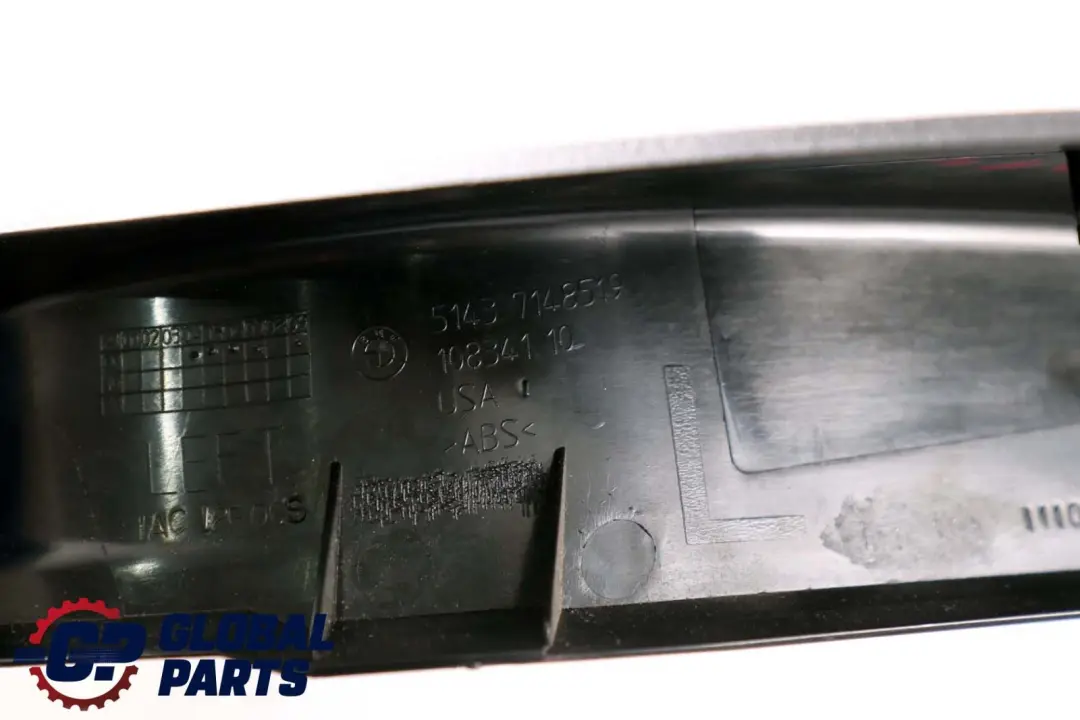 BMW X5 X6 Series E70 E71 Cover Bottom Trim Left N/S Black 7148519