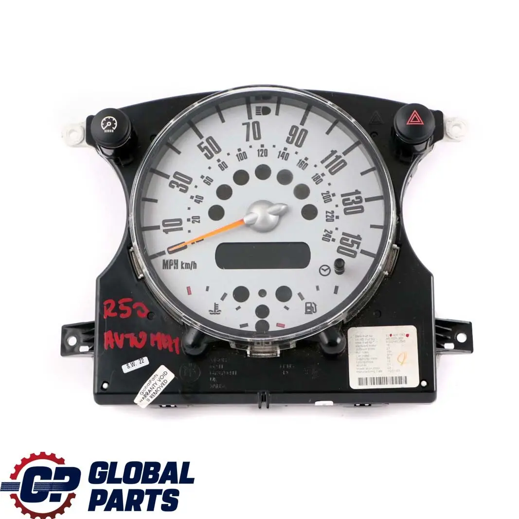 Mini One R50 R52 Speedometer Speedo Clock Instrument Cluster Automatic 6957297