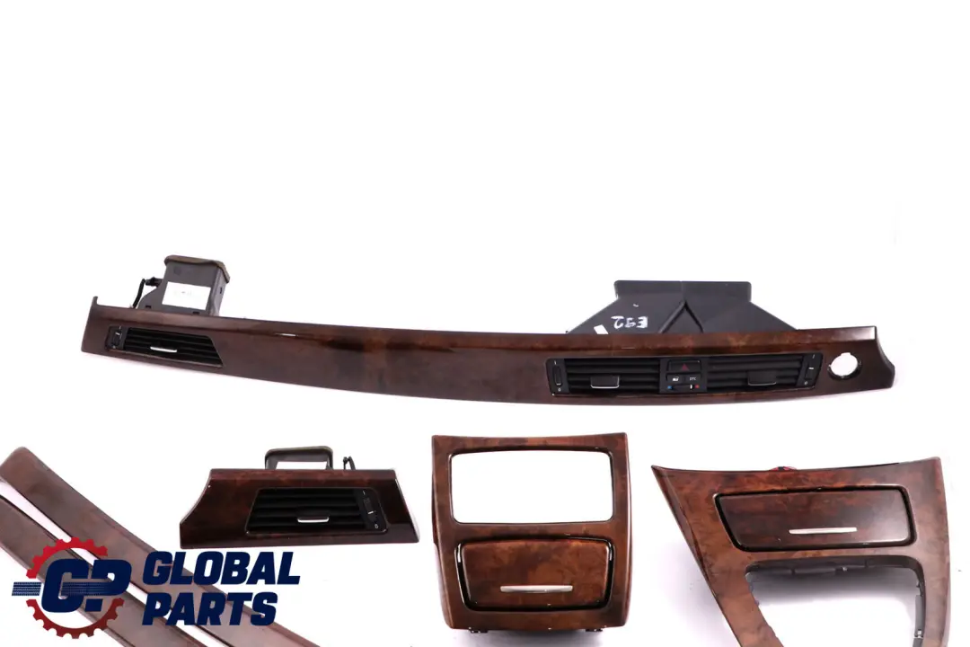 BMW 3 Series 2 E92 Complete Interior Trim Set Cover Dash Strip Dash Nutwood