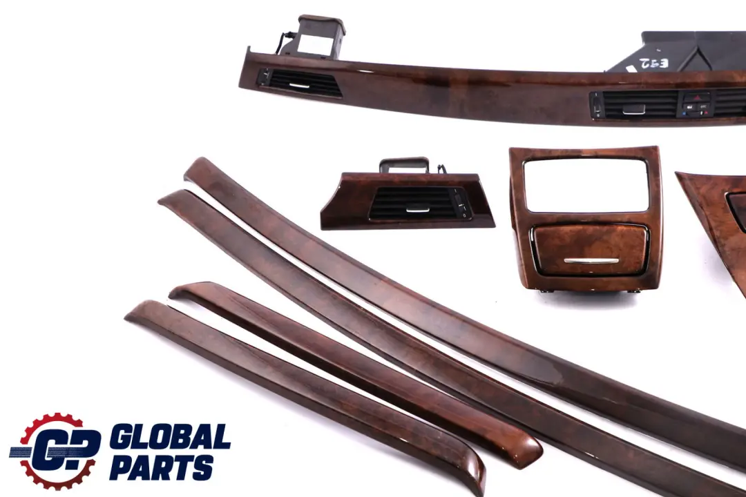 BMW 3 Series 2 E92 Complete Interior Trim Set Cover Dash Strip Dash Nutwood