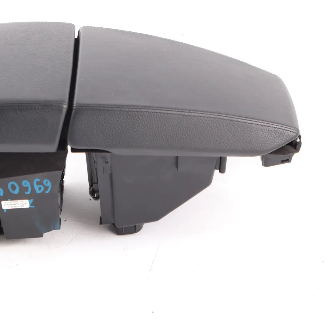 BMW 6 Series E63 E64 Centre Console Armrest Storage Box Leather Black 6960426