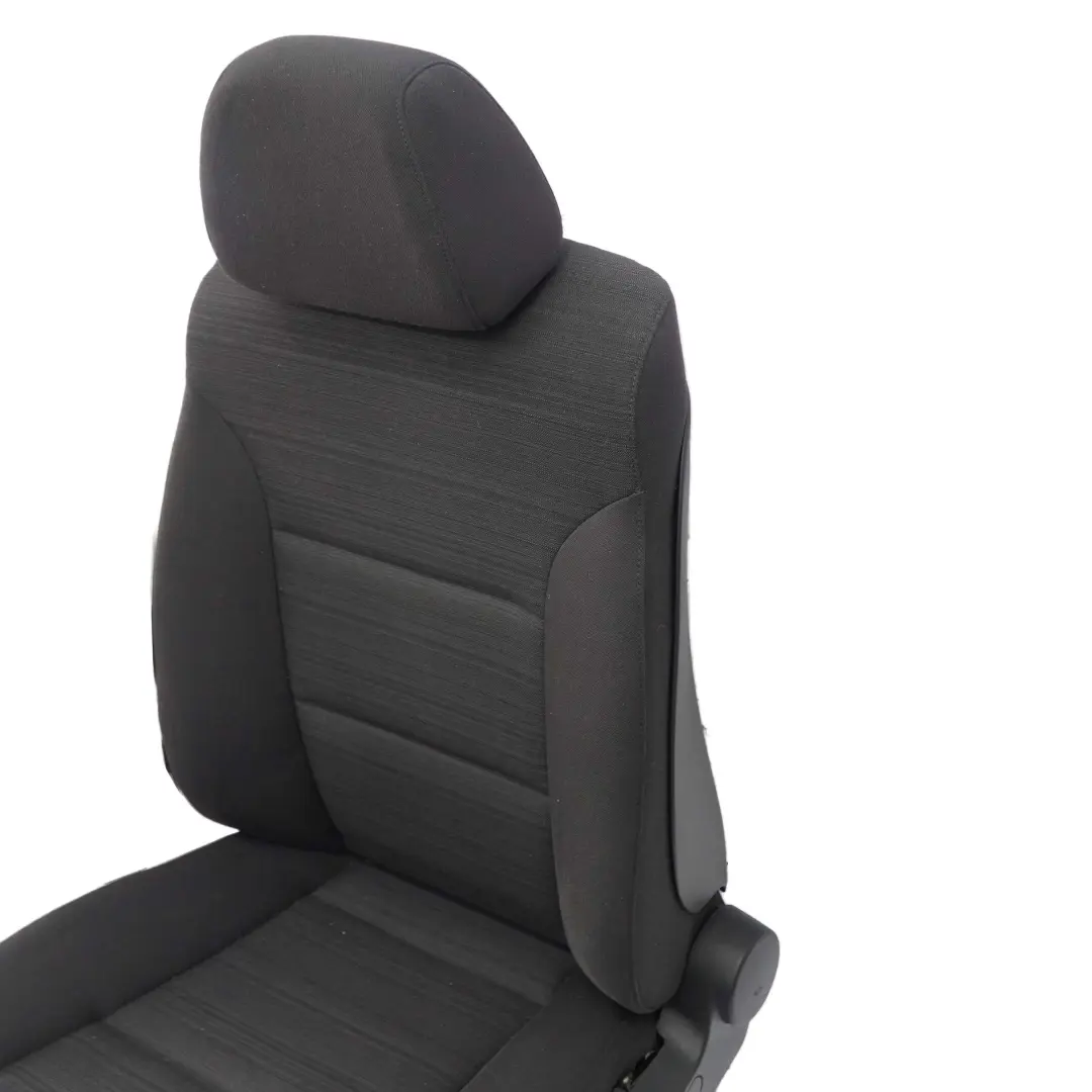 BMW 5 Series E60 E61 Cloth Interior Front Left N/S Seat Side Anthrazit Black