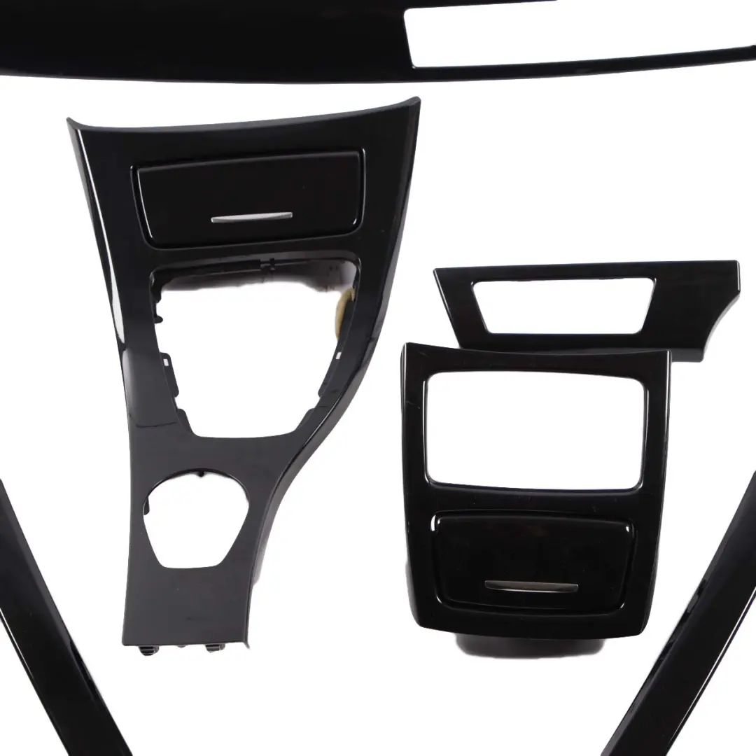 BMW E92 Dashboard Cover Complete Interior Trim Strip Set Diamant Black