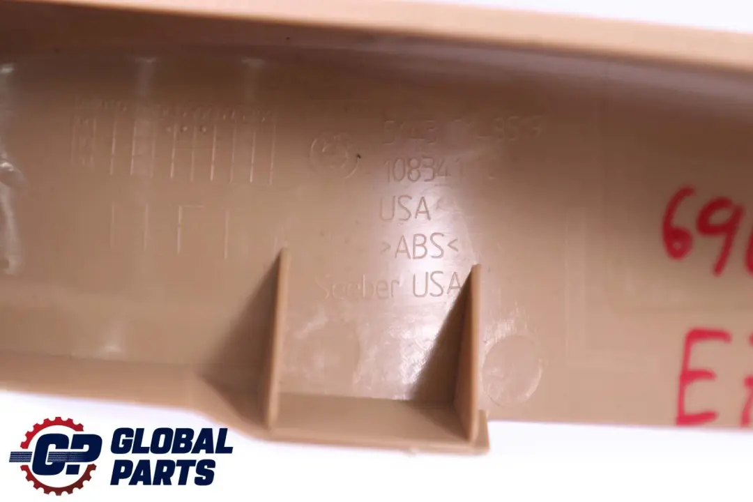 BMW X5 X6 Series E70 E71 Cover Bottom Trim Left N/S Beige 7148519