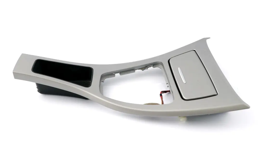 BMW 3 Series E90 E91 Cover Centre Console Trim Ashtray Gear Titan 90 Silver