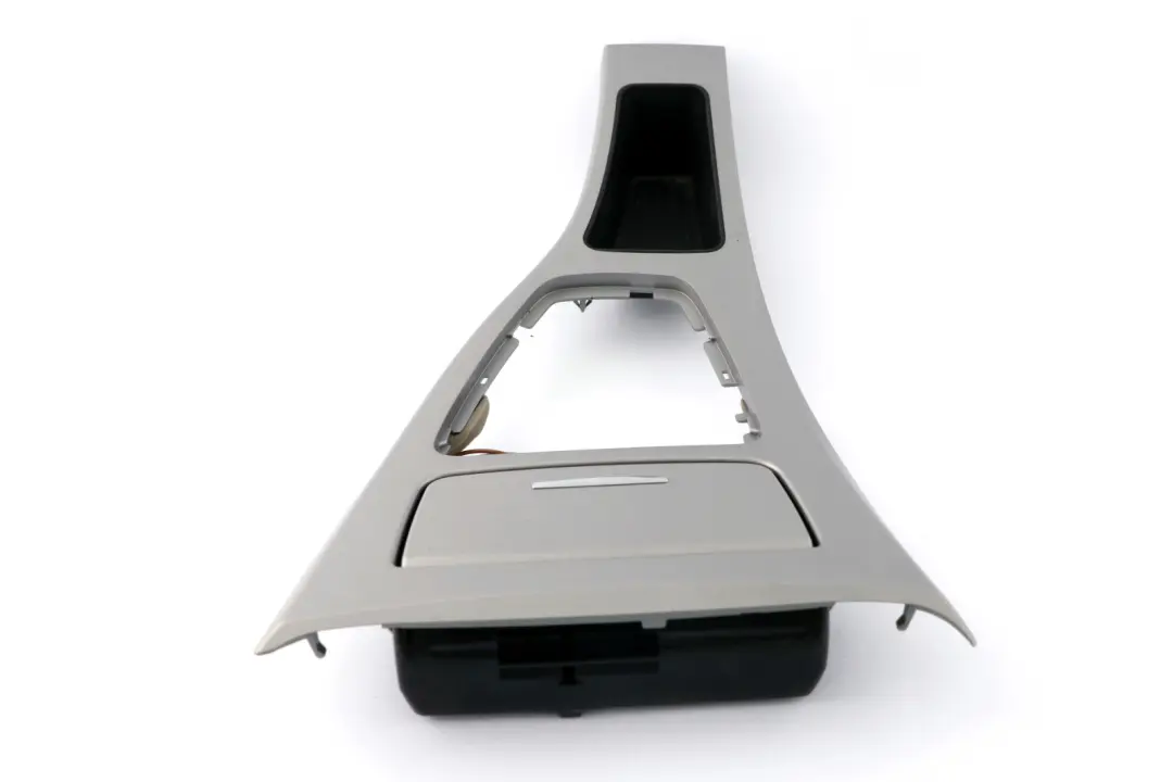 BMW 3 Series E90 E91 Cover Centre Console Trim Ashtray Gear Titan 90 Silver