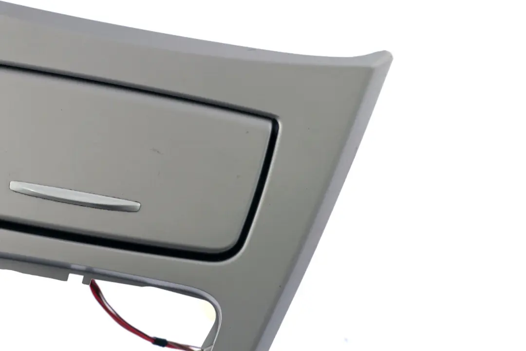 BMW 3 Series E90 E91 Cover Centre Console Trim Ashtray Gear Titan 90 Silver